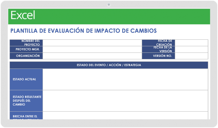 PLANTILLA DE EVALUACIÓN DEL IMPACTO DEL CAMBIO