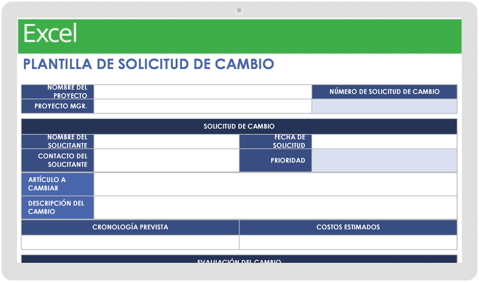 Gestión de integración de proyectos de solicitud de cambio