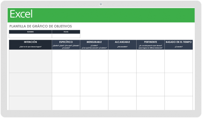 TABLA DE OBJETIVOS