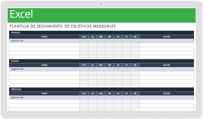 SEGUIMIENTO MENSUAL DE OBJETIVOS