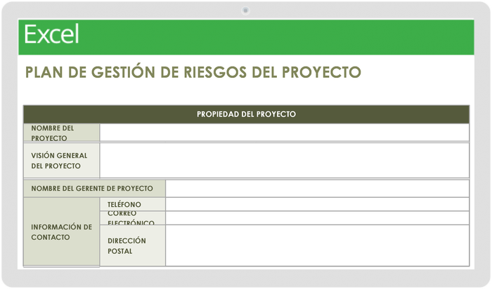 Plan de gestión de riesgos del proyecto