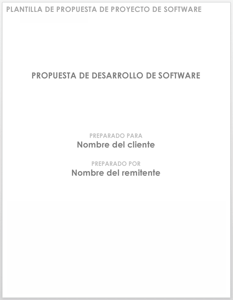 Propuesta de Proyecto de Software